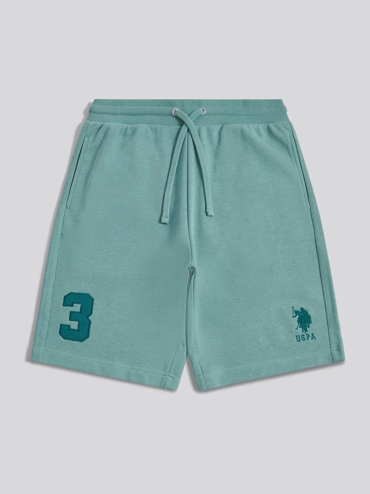 U.S. Polo Assn Green Player 3 Sweat Shorts - Image 1 of 5