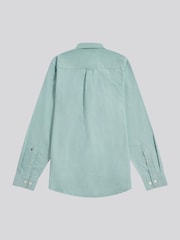 U.S. Polo Assn Persian Green Peached Oxford Shirt - Image 6 of 7