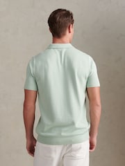U.S. Polo Assn. Green Mens Combed Cotton Polo Shirt - Image 2 of 7