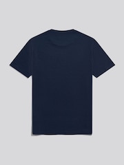 Azul - U.S. Polo Assn. Subtle Texture Double Horsemen T-Shirt - Imagem 6 de 7