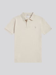 U.S. Polo Assn Natural Double Horsemen Polo Shirt - Image 5 of 8