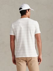 U.S. Polo Assn Cream Terry Stripe T-Shirt - Image 4 of 7