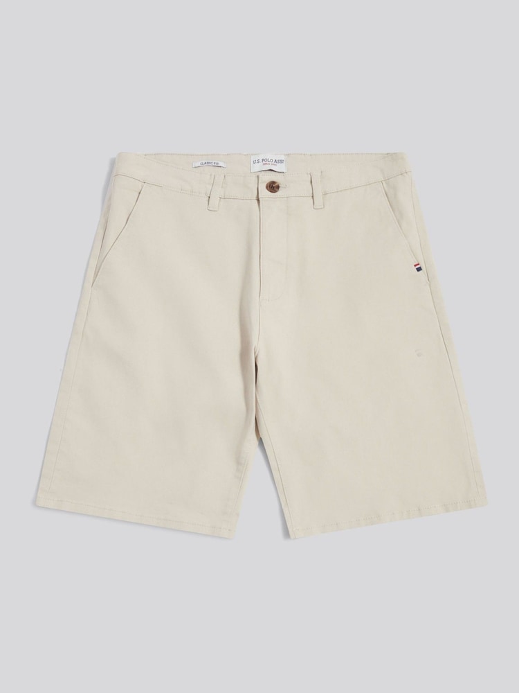 U.S. Polo Assn Natural Classic Chinos Shorts - Image 1 of 4