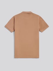 U.S. Polo Assn Brown Twill Texture Polo Shirt - Image 2 of 3