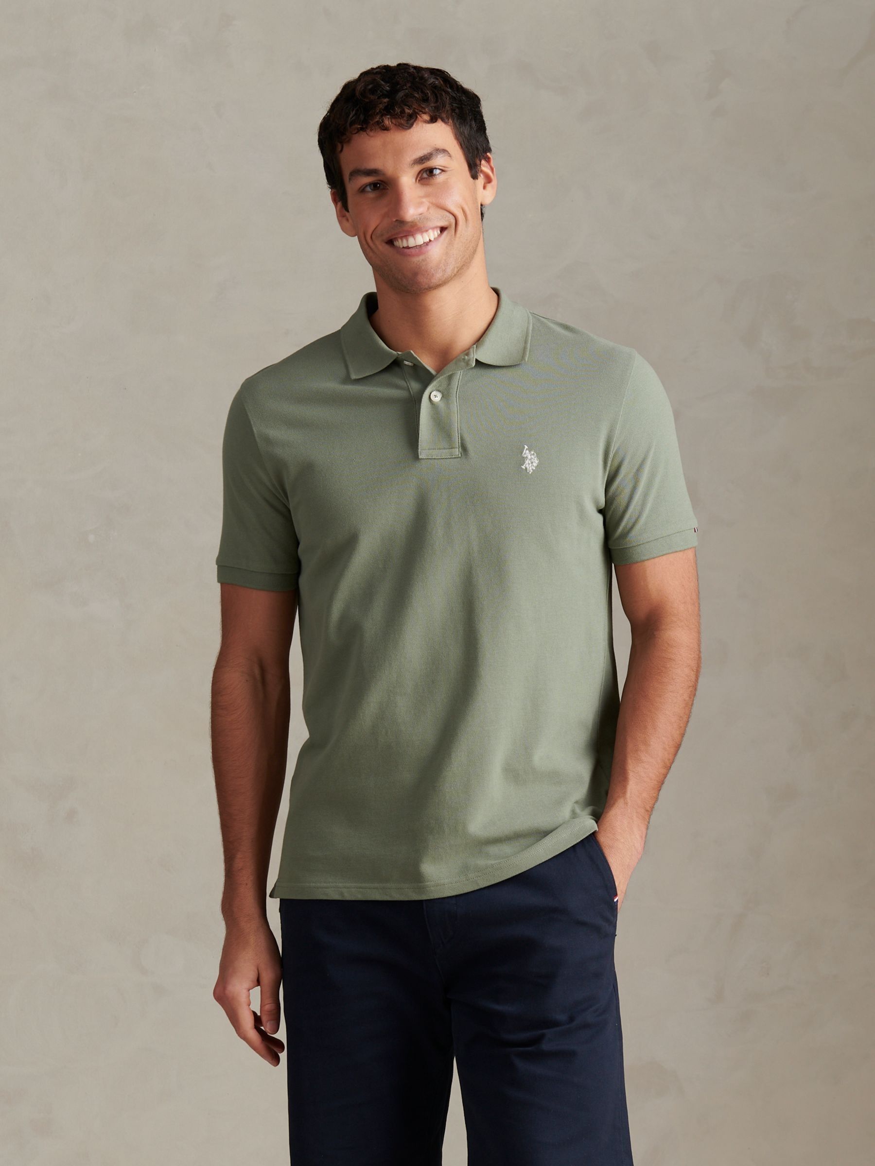 KAPITAL オリーブグリーン ポロシャツ サイズ1 Next：日本 オリーブ グリーン - U.S. Polo Assn.レギュラーフィット