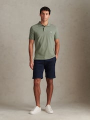 U.S. Polo Assn Green Double Horsemen Polo Shirt - Image 3 of 8