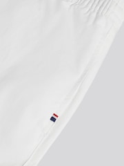 白色 - U.S. Polo Assn Linen Blend Drawstring Trousers - 圖片 9/9