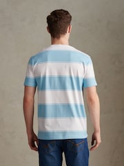 U.S. Polo Assn. Blue Wide Stripe T-Shirt - Image 4 of 7