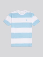 U.S. Polo Assn. Blue Wide Stripe T-Shirt - Image 5 of 7