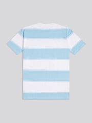 U.S. Polo Assn. Blue Wide Stripe T-Shirt - Image 6 of 7