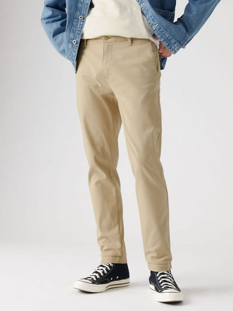 Levi's® Cream Xx-Chino-Standard-Ii Trousers - Image 1 of 6 Levi's® Cream Xx-Chino-Standard-Ii Trousers - Image 1 of 6