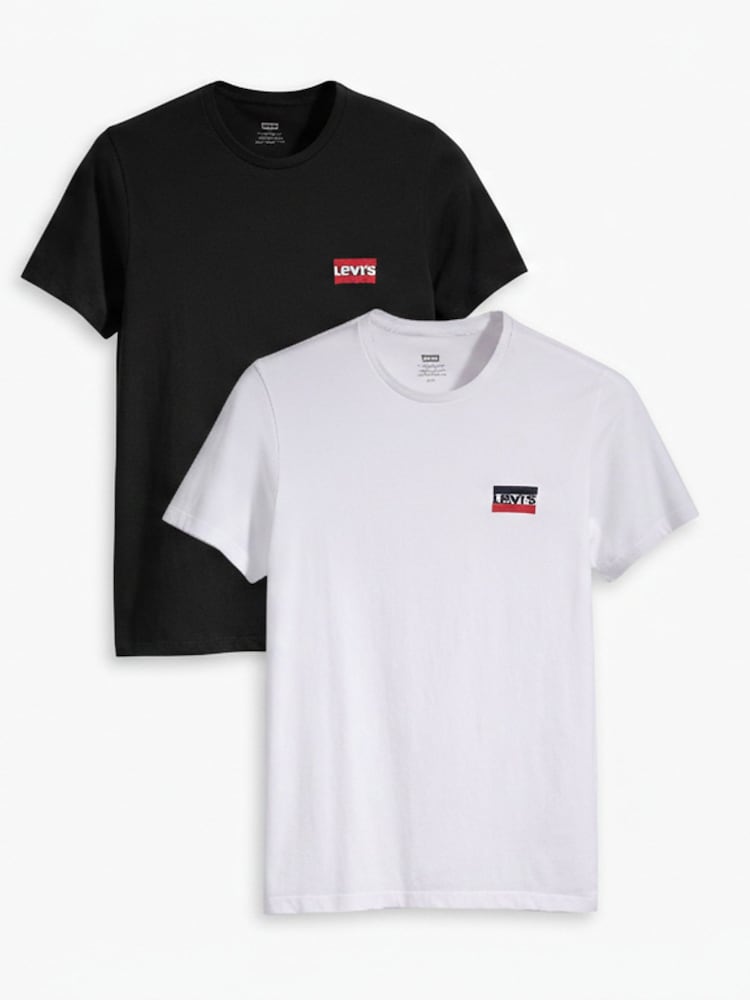 Levi's® White Crewneck-Graphic T-Shirt 2 Pack - Image 1 of 10
