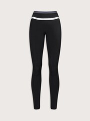 Tala Black Contrast High Waisted Full Leggings - Image 5 of 6