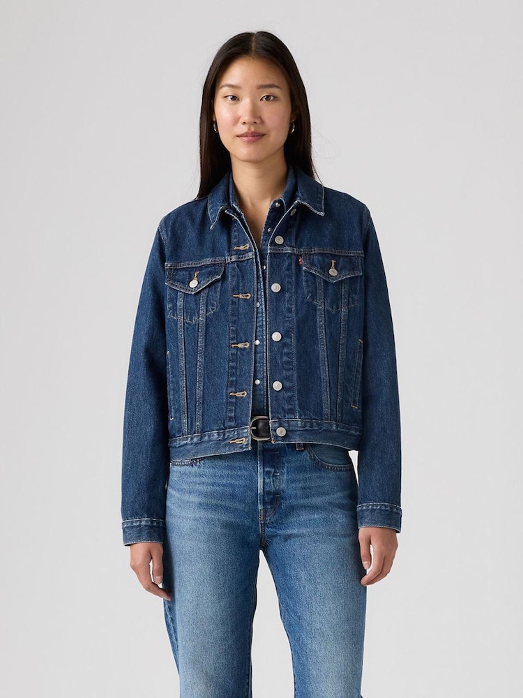 Levi's® Blue Original-Trucker Jacket - Image 1 of 6