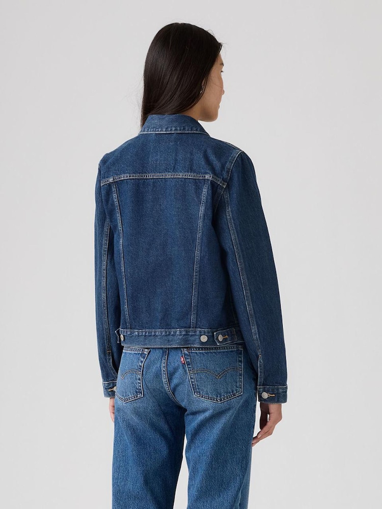 Levi's® Blue Original-Trucker Jacket - Image 2 of 6
