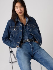 Levi's® Blue Original-Trucker Jacket - Image 4 of 6