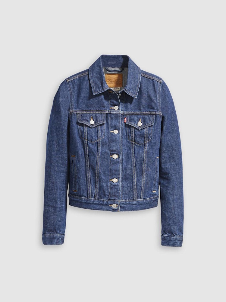Levi's® Blue Original-Trucker Jacket - Image 6 of 6