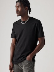Levi's® Black Slim Crewneck-T-Shirt 2 Pack - Image 6 of 9