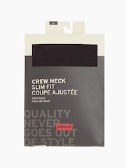 Levi's® Black Slim Crewneck-T-Shirt 2 Pack - Image 8 of 9