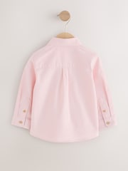 Pink Long Sleeve Oxford Shirt (3mths-7yrs) - Image 6 of 9