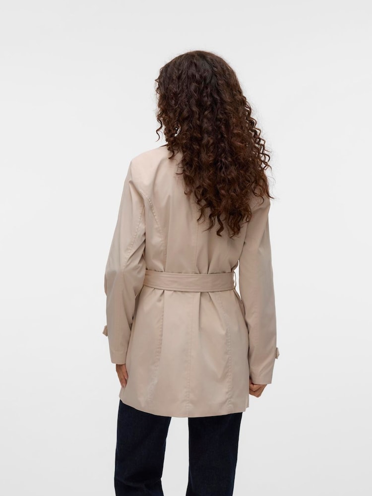 VERO MODA Belted Trench Coat - صورة 2 من 5
