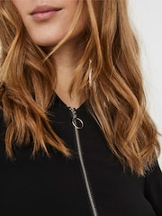 Negru - Jachetă Bomber ușoară Vero Moda - Imaginea 3 din 5