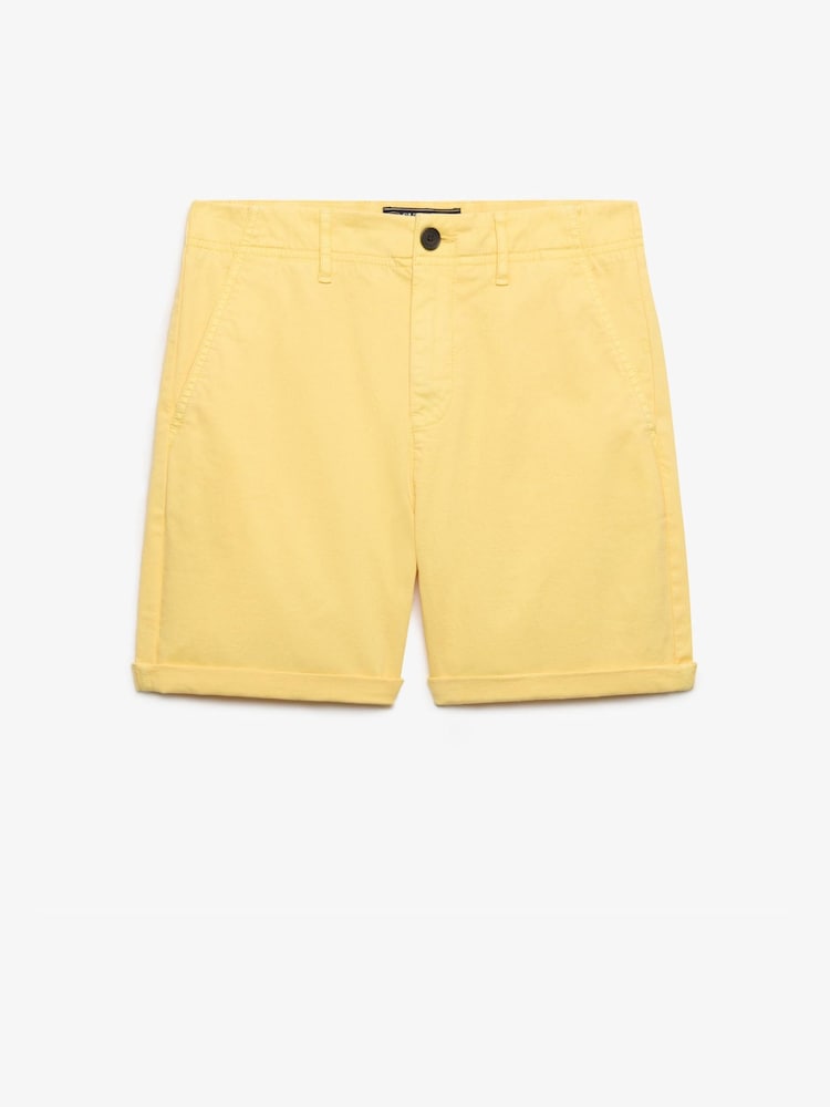 Superdry Yellow Chino Shorts - Image 7 of 7