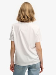 Superdry White SD&Co Neon Relaxed T-Shirt - Image 3 of 6