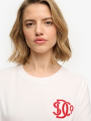 Superdry White SD&Co Neon Relaxed T-Shirt - Image 5 of 6