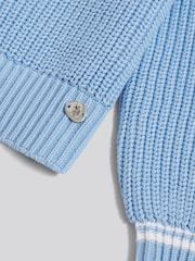 U.S. Polo Assn. Blue Braid Cable Cricket Jumper - Image 8 of 8