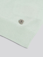 أخضر - U.S. Polo Assn. Mock Neck Sleeveless Knit Vest - Image 8 of 8