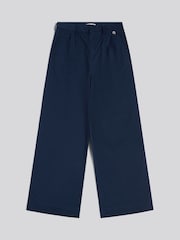U.S. Polo Assn. Blue Full Length Wide Leg Trousers - Image 1 of 3