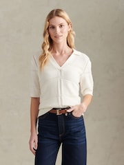 U.S. Polo Assn. Crochet Knit Polo Shirt - Bild 1 von 8