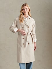 U.S. Polo Assn – Zweireihiger Trenchcoat mit Gürtel - Bild 3 von 11