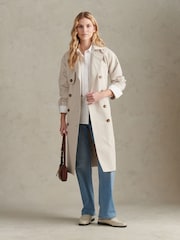 U.S. Polo Assn – Zweireihiger Trenchcoat mit Gürtel - Bild 5 von 11