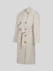 U.S. Polo Assn – Zweireihiger Trenchcoat mit Gürtel - Bild 7 von 11