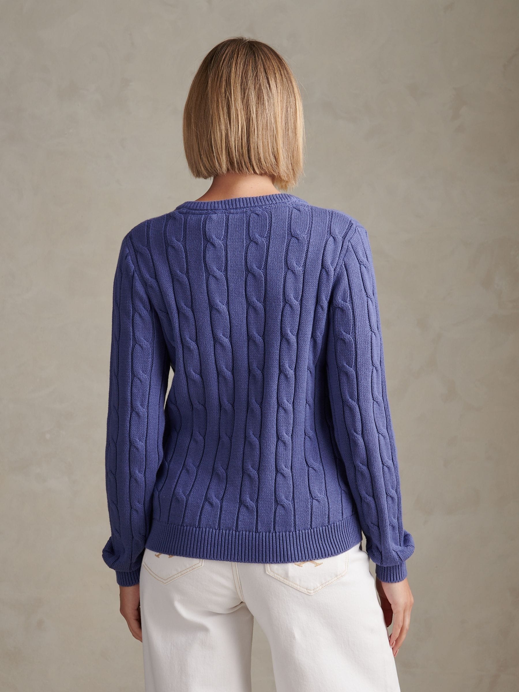 Buy U.S. Polo Assn. Marlin V-Neck Cable Knit Jumper from Next USA