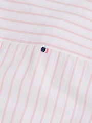 وردي - من U.S. Polo Assn. فستان بتصميم قميص متوسط الطول بلا أكمام برباط خلفي - Image 4 of 4