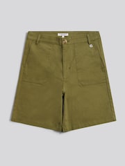 U.S. Polo Assn Green Longline Chino Shorts - Image 6 of 8
