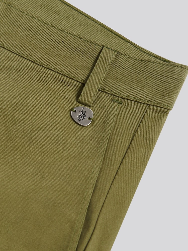 U.S. Polo Assn Green Longline Chino Shorts - Image 8 of 8 U.S. Polo Assn Green Longline Chino Shorts - Image 8 of 8