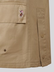 טבעי - U.S. Polo Assn Waxed Cotton Short Parka - תמונה 11 מתוך 11