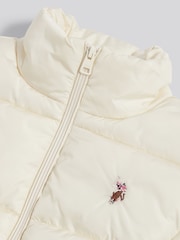 U.S. Polo Assn. Cream Lightweight Puffer Gilet - Image 8 of 10