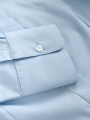 Blue Stripe/White Fitted Stretch Essential Long Sleeve Shirts 2 Pack - Image 5 of 6