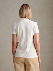 U.S. Polo Assn. Heritage Logo Pique Polo Shirt - Bild 4 von 7