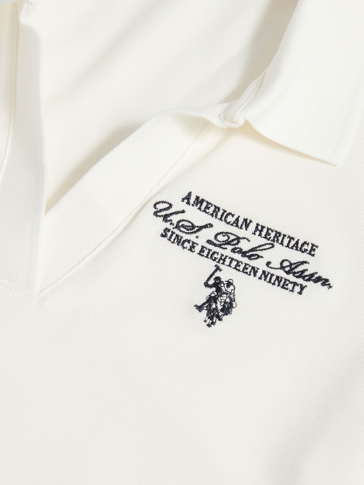 U.S. Polo Assn. Heritage Logo Pique Polo Shirt - Bild 7 von 7
