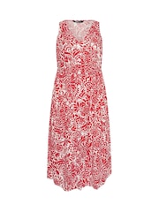 أبيض - Yours Curve Button Through Sundress - Image 5 of 5