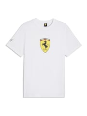Puma White Scuderia Ferrari Coloured Shield T-Shirt - Image 4 of 5