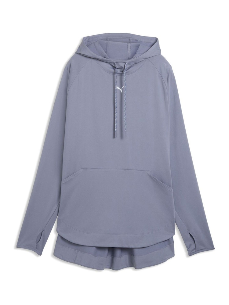 Puma Grey Modest Hoodie - Image 1 of 2 Puma Grey Modest Hoodie - Image 1 of 2
