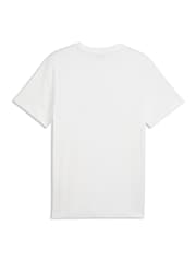 Puma White Aston Martin Aramco F1 Team Essentials T-Shirt - Image 5 of 5