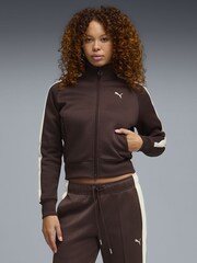 Puma Brown T7 Always On Short Track Jacket - Image 1 of 5